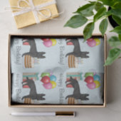 Papier Mousseline Berger Allemand Noir coloré Joyeux anniversaire (Cadeau)