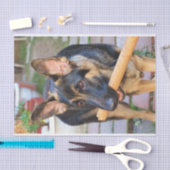 Papier Mousseline berger allemand par Shirley Taylor (Artisanat)