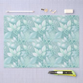 Papier Mousseline Berries de Noël côtier Motif #7 ID1009 (Artisanat)