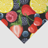 Papier Mousseline Berries et agrumes (Détail)