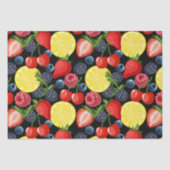Papier Mousseline Berries et agrumes (Recto)