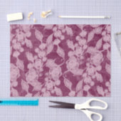 Papier Mousseline Berries et fleurs Purple Floral (Artisanat)