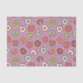 Papier Mousseline Berry Motif de Donut Retro (Recto)