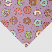Papier Mousseline Berry Motif de Donut Retro (Détail)