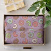 Papier Mousseline Berry Motif de Donut Retro (Cadeau)