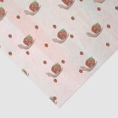 Papier Mousseline Berry Premier Anniversaire Fraise Snail (Détail)