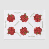 Papier Mousseline Berrylicious de fraises rouges (Recto)