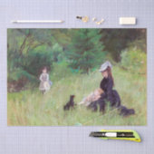 Papier Mousseline Berthe Morisot - Dans un parc (Artisanat)