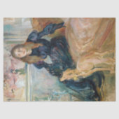 Papier Mousseline Berthe Morisot - Julie et son Greyhound Laerte (Recto)