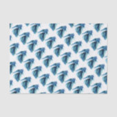 Papier Mousseline Bêta bleu (Recto)