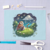 Papier Mousseline Bêtes de bois mignonnes chaudières de choux hériss (Artisanat)