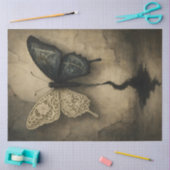 Papier Mousseline Beurre de dentelle gothique en vol fracturé - Goth (Artisanat)