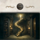 Papier Mousseline Bibliothèque à bougies Escalier Découpage