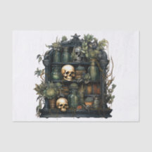 Bibliothèque d'apothèque gothique pour découpage
