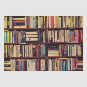 Papier Mousseline Bibliothèque étagères