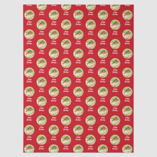 Papier Mousseline Biche et faon (Recto)
