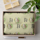 Papier Mousseline Biche et Faon Jaune (Cadeau)