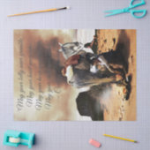 Papier Mousseline Bienheureux cowboys (Artisanat)