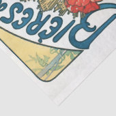 Papier Mousseline Bieres de la Meuse, Mucha (Détail)