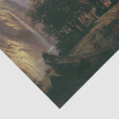 Papier Mousseline Bierstadt Rockies Lake Deer (Détail)