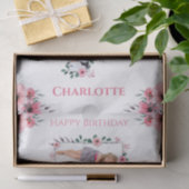 Papier Mousseline Big 7th Birthday Girl Photo Collage Fleur rose (Cadeau)