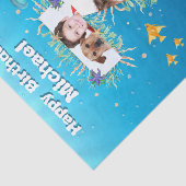 Papier Mousseline Big 7th Under the Sea Anniversaire Photo Collage (Détail)