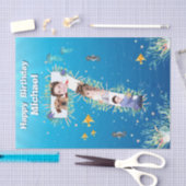 Papier Mousseline Big 7th Under the Sea Anniversaire Photo Collage (Artisanat)