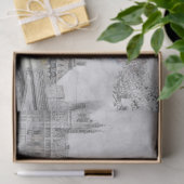 Papier Mousseline Big Ben London Tissue Paper - Royaume-Uni Souvenir (Cadeau)