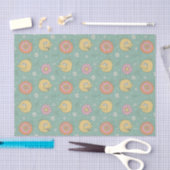 Papier Mousseline Big Bird | Good Vibes Floral Pattern (Artisanat)