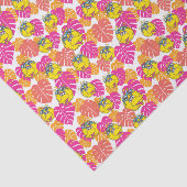 Papier Mousseline Big Bird | Motif tropical (Détail)