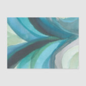 Papier Mousseline Big Blue Leaf I (Recto)