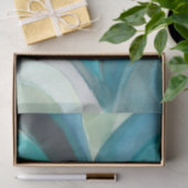 Papier Mousseline Big Blue Leaf I (Cadeau)