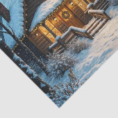 Papier Mousseline  Big Buck's Snowy Christmas Visit (Détail)