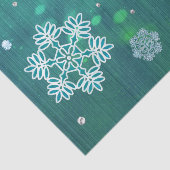 Papier Mousseline Bijoux de flocon de neige 3D (Détail)