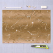 Papier Mousseline Bijoux Glittery or Glitz (Artisanat)