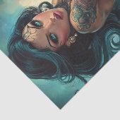 Papier Mousseline Biker Babe12 3e édition (Détail)