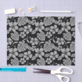 PAPIER MOUSSELINE BIKINI ROSE (NOIR/GRIS) (Artisanat)