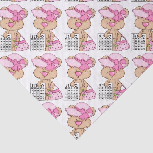 Papier Mousseline Bingo Bear Gamme papier tissu (Détail)
