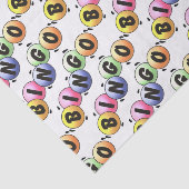 Papier Mousseline Bingo coloré (Détail)