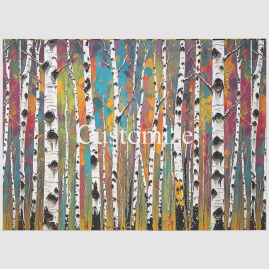 Papier Mousseline Birch Woods Thunder_Cove (Recto)