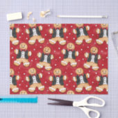 Papier Mousseline Biscuits en pain d'épice à Tuxedos Noël (Artisanat)