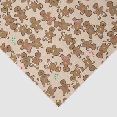 Papier Mousseline Biscuits mignons de bonhommes en pain d'épice de (Détail)