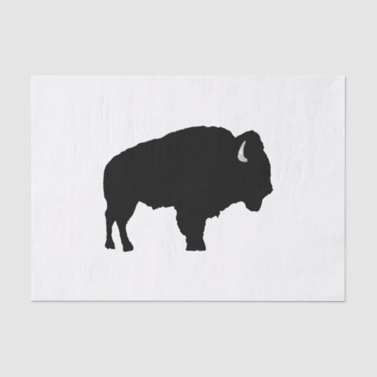 Papier Mousseline Bison américain (Recto)