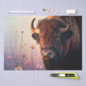 Papier Mousseline Bison Amérindien Buffalo (Artisanat)
