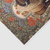 Papier Mousseline Bison élégant William Morris inspiré (Détail)