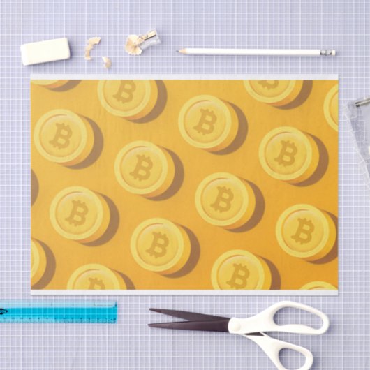 Papier Mousseline Bitcoin Fun (Artisanat)