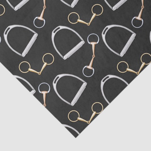 Papier Mousseline Bits et rupes équestre (Détail)