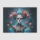 Papier Mousseline Bittersweet - Découpage - (Recto)