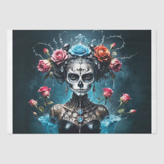 Papier Mousseline Bittersweet - Découpage - (Recto)