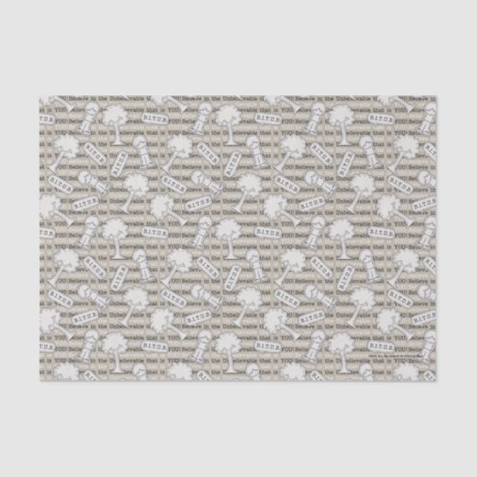 Papier Mousseline BITUB Motif (Croyez en l'incroyable) (Recto)
